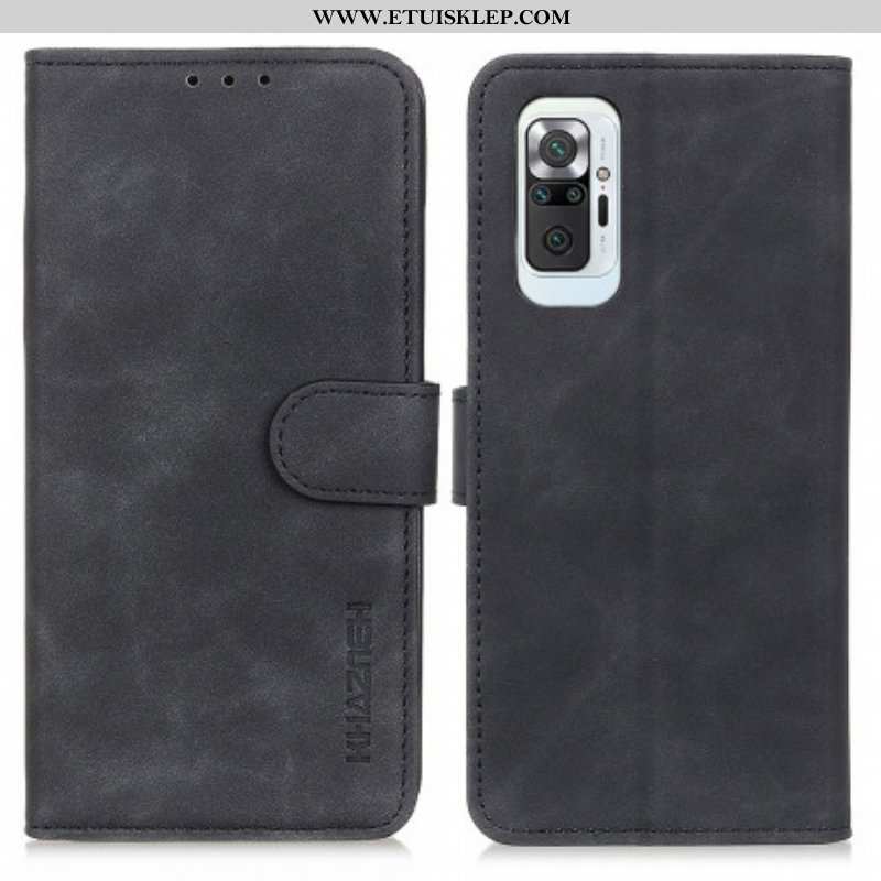 Obudowa Etui Na Telefon do Xiaomi Redmi Note 10 Pro Khazneh Efekt Skóry W Stylu Vintage